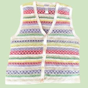 Vintage Knit Vest Koret